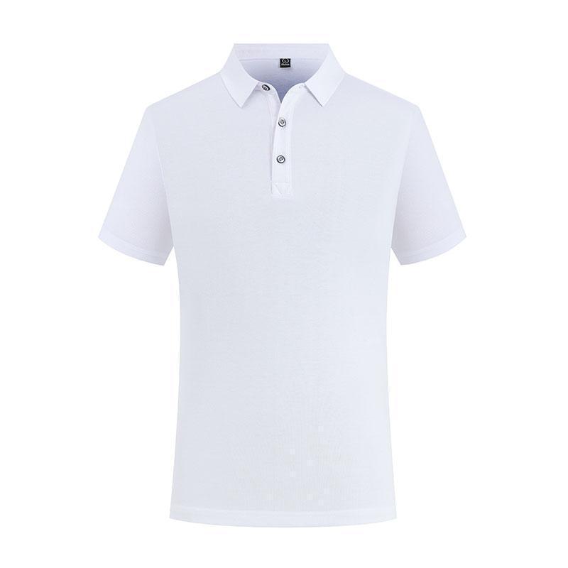 Solid Color Lapel Short Sleeve Polo Shirt