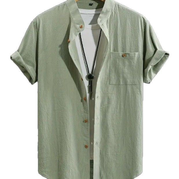 Men's Short-sleeved Shirt Comfort And Casual Fashion All-matching