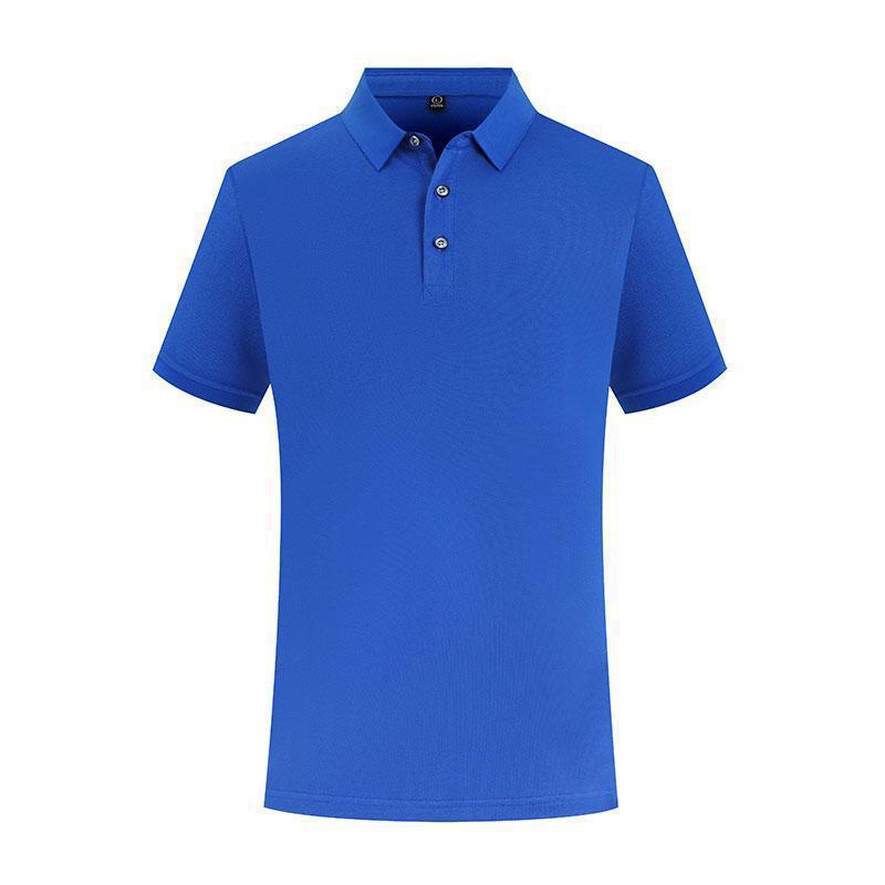 Solid Color Lapel Short Sleeve Polo Shirt