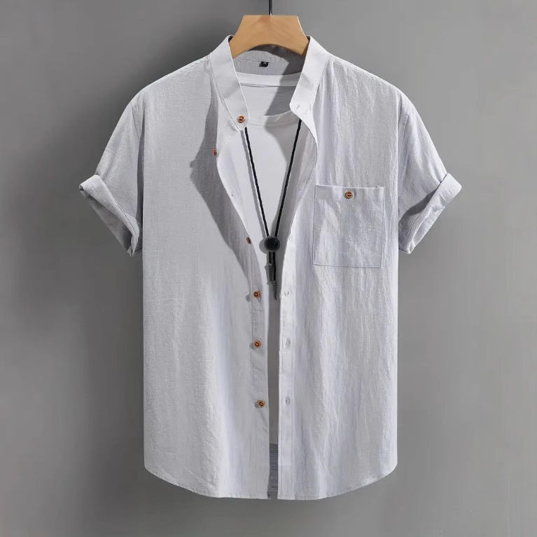 Men's Short-sleeved Shirt Comfort And Casual Fashion All-matching