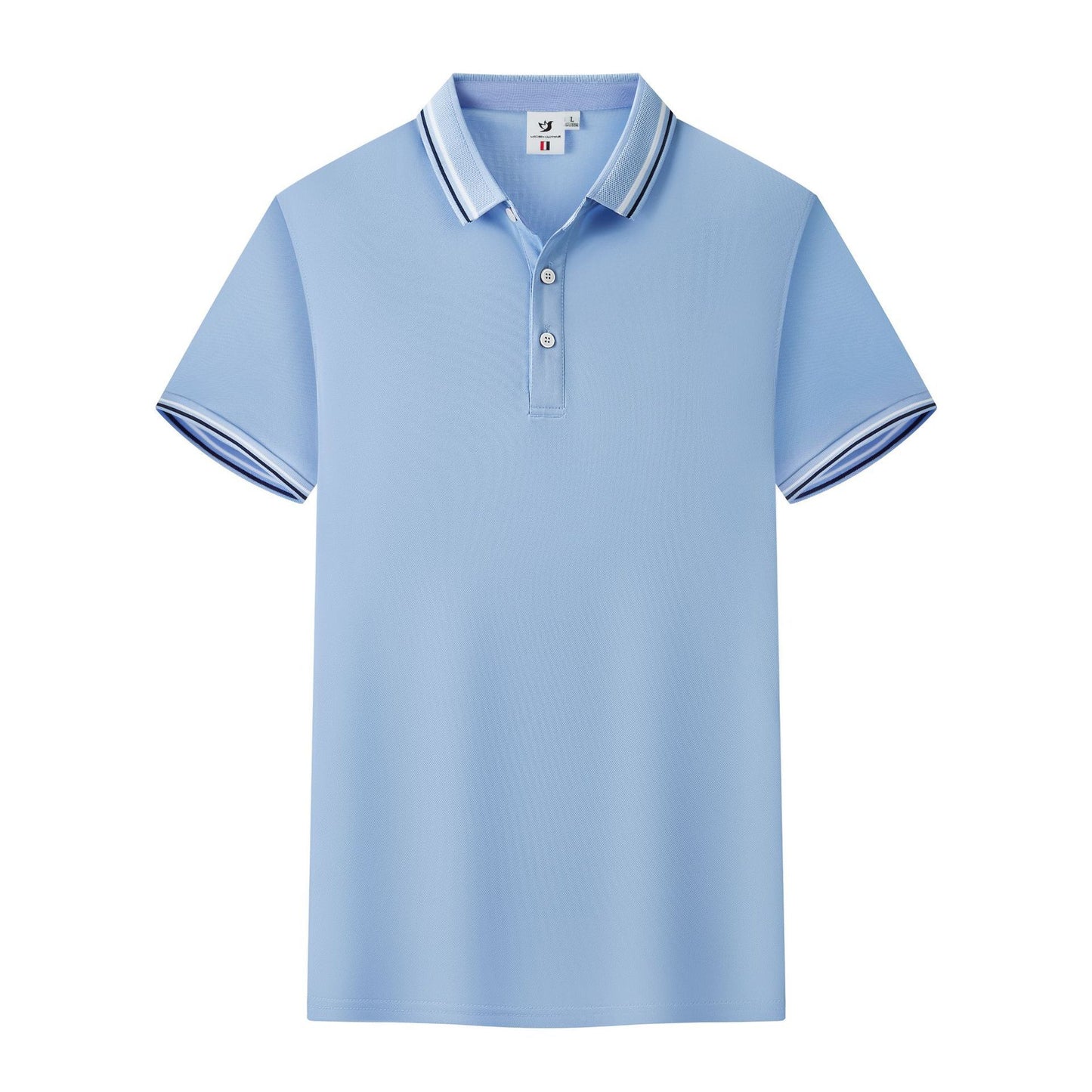Summer Ice Silk Polo Shirt Overalls