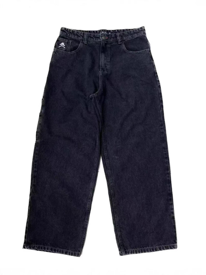 Men's Jeans Y2g Bag Vintage JNCO Pattern Hip-hop Street