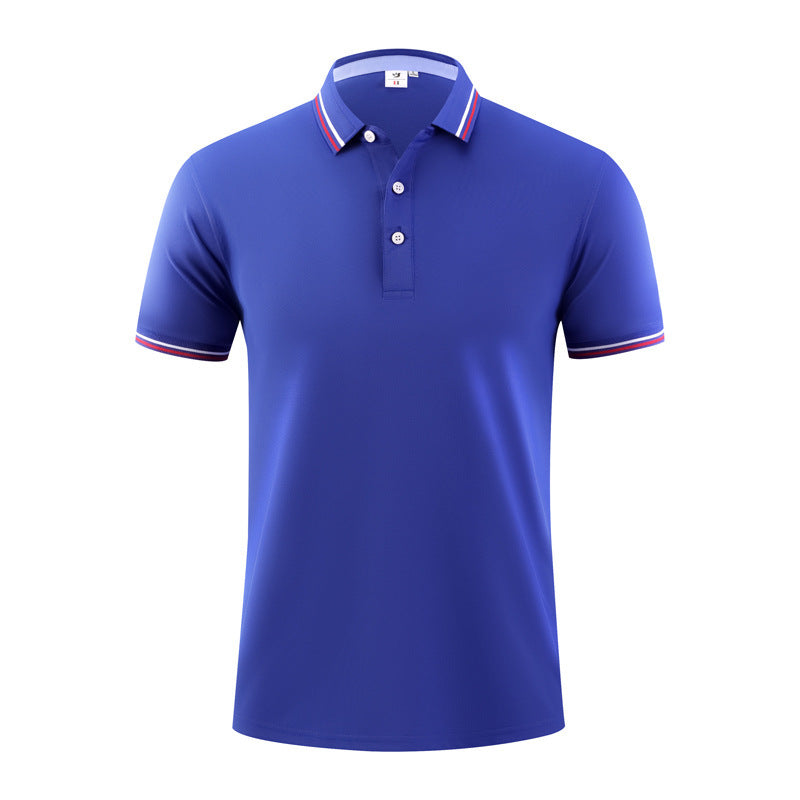 Summer Ice Silk Polo Shirt Overalls
